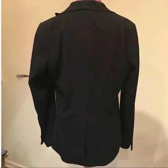Max Studio Jacket Black One Button Blazer Size 0 - Picture 4 of 6